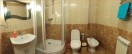 bathroom unit in mansard Junior Suite, Hotel «Zakarpatsky Oasis»